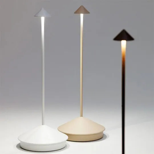 Cordless LED Table Lamp with Rechargeable Battery and Dimmable Light – Portable Indoor and Outdoor Lighting