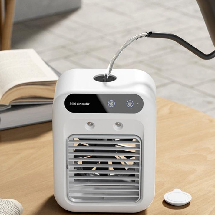 Portable Mini Air Cooler with Water Tank – Compact Quiet Personal Air Cooling Unit