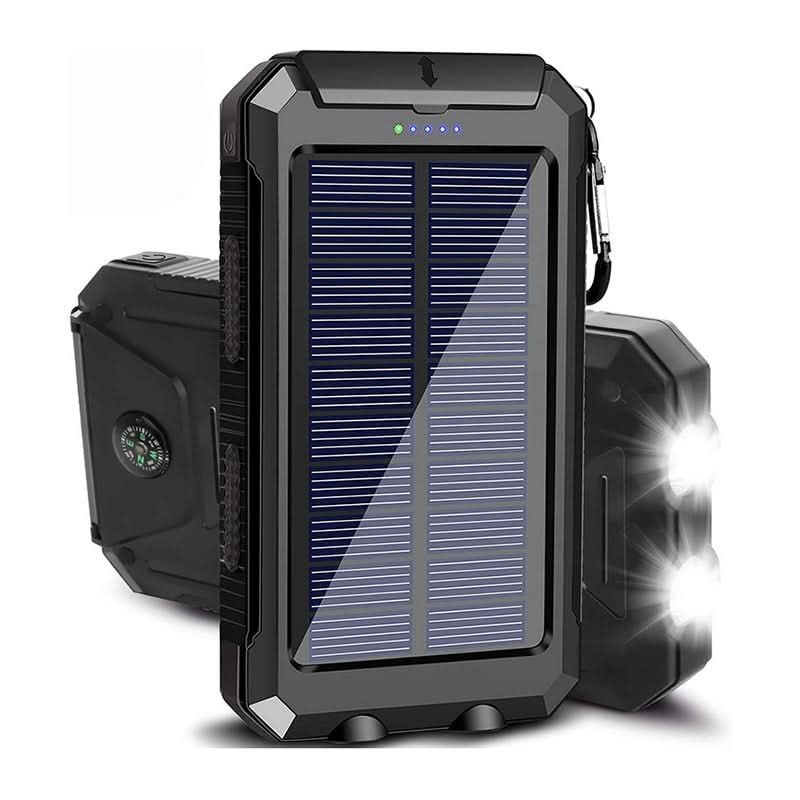 Solar Power Bank 20000mAh LED Light