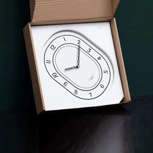Oval Roman Numeral Wall Clock