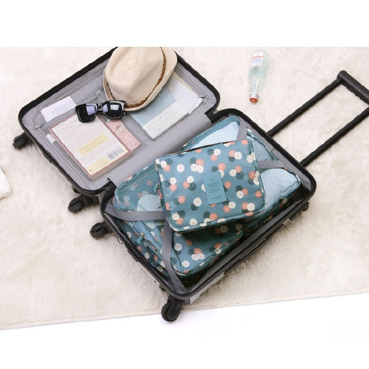 Hanging Travel Bags for Makeup and Toiletries | Water Repellent Organizer with Hook | 14 Prints and Colors