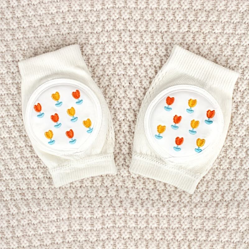 Breathable Baby Knee Pads for Crawling | 14 Fun Prints | Flexible Cushioned Protection for Active Little Movers