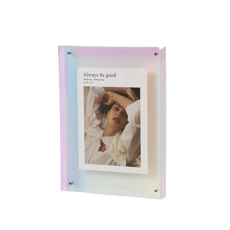 Acrylic Photo Frame Colored Edges