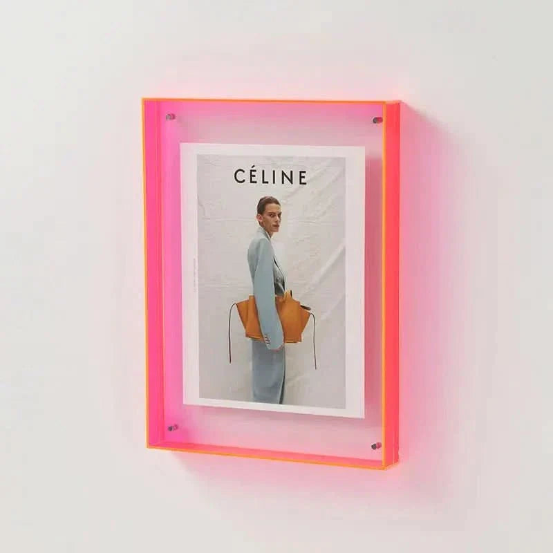 Acrylic Photo Frame Colored Edges