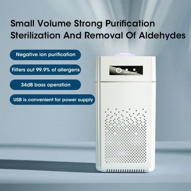 Compact Air Purifier with HEPA Filter