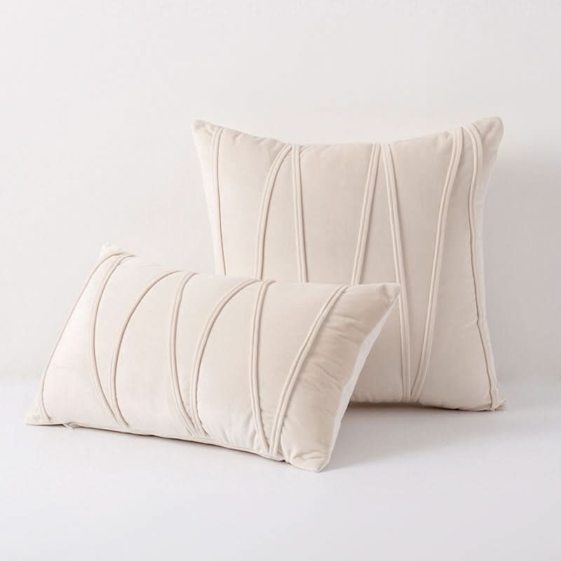 Velvet Throw Pillow Removable Cover Cushion