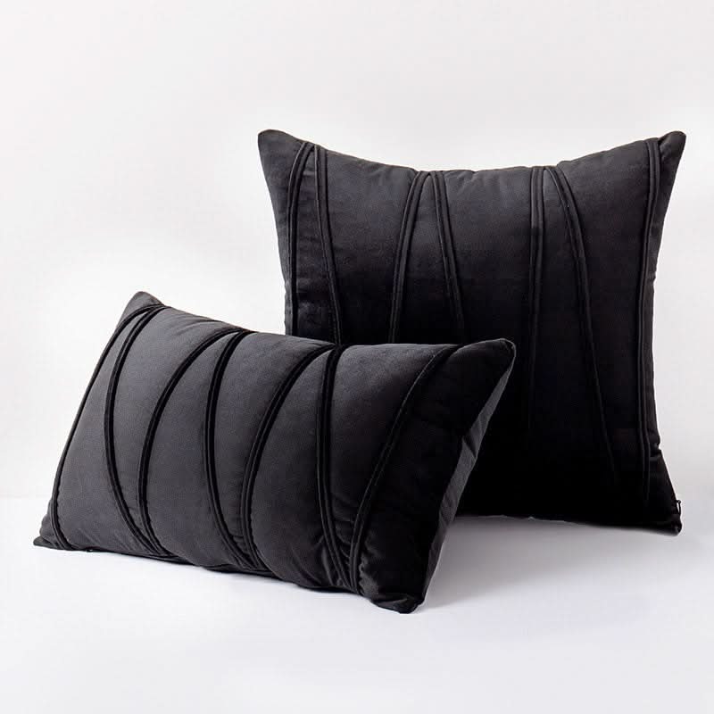 Velvet Throw Pillow Removable Cover Cushion