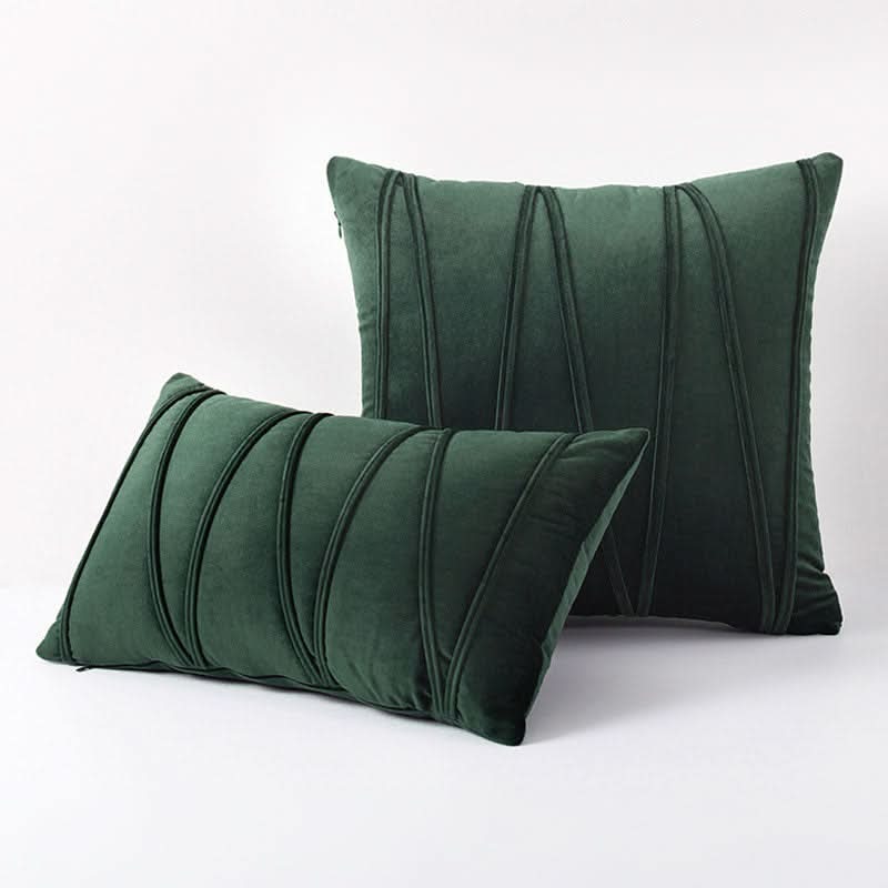 Velvet Throw Pillow Removable Cover Cushion