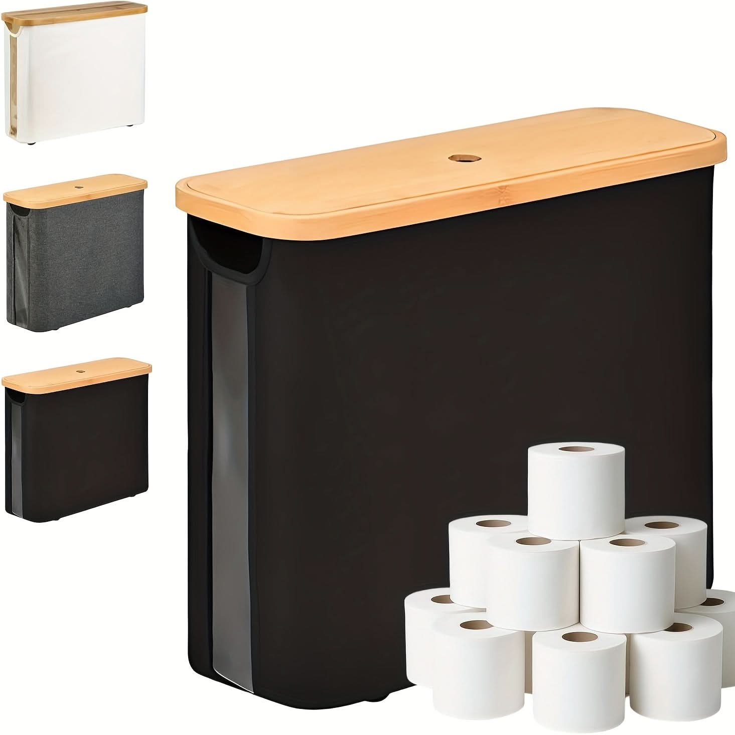 Toilet Paper Holder Storage Basket