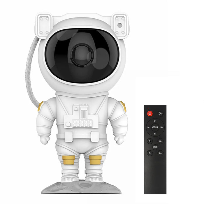 Astronaut Galaxy Projector Night Light for Bedrooms | Nebula and Star Projection, USB Rechargeable | Movable Arms