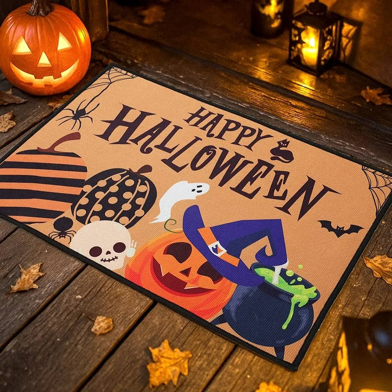 Halloween welcome doormat in the second design