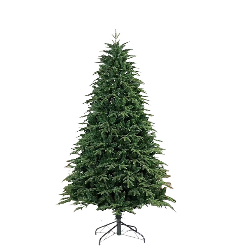 Artificial Christmas Tree with Warm White LED Lights | Pre Lit Xmas Fir in Several Heights | Realistic Festive Branches