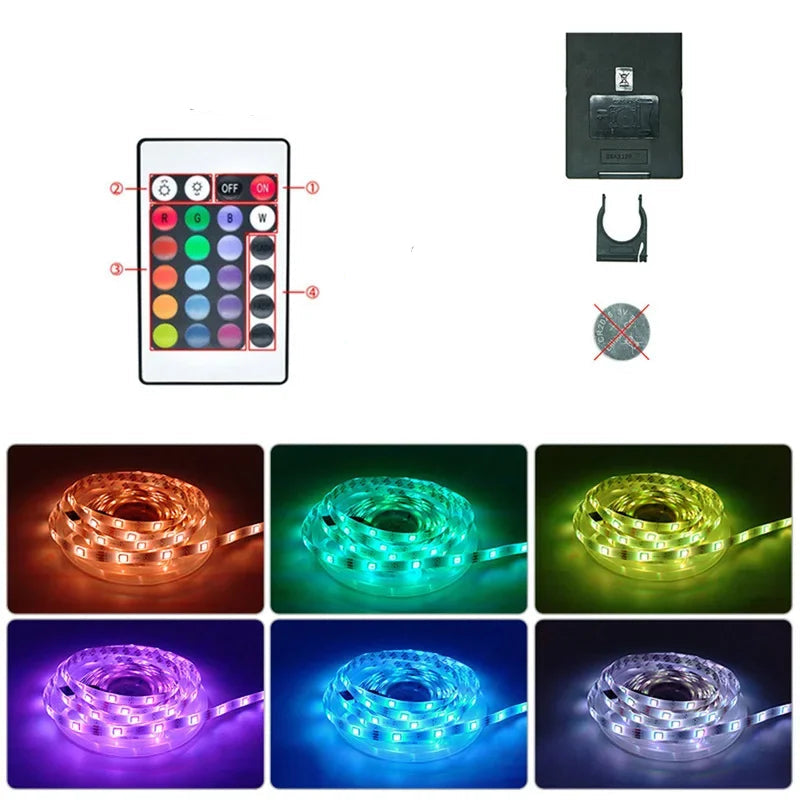 USB Color Changing LED Strip Lights