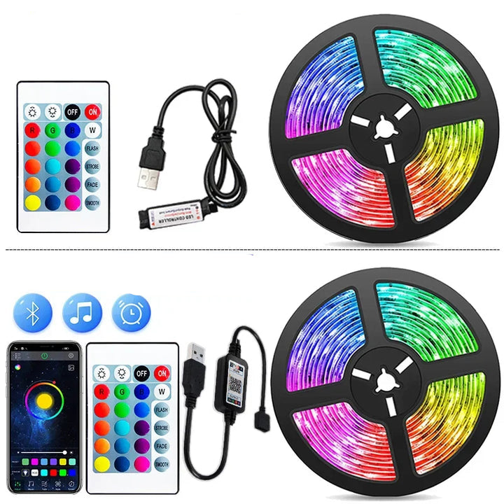 USB Color Changing LED Strip Lights
