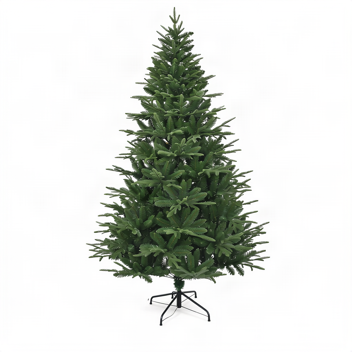 Pre Lit Artificial Christmas Tree with String Lights | Faux Xmas Design in Three Heights | Festive Indoor Decoration