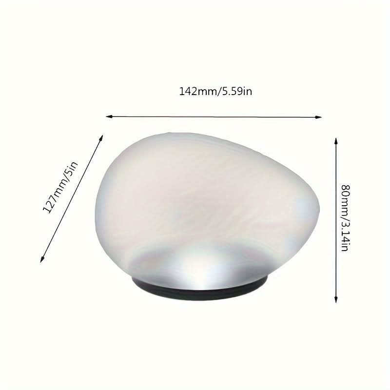 Solar-Powered Stone-Look Sphere Garden Lamp | White, Warm & Multicolor LED | No-Wiring Outdoor Pathway & Patio Light