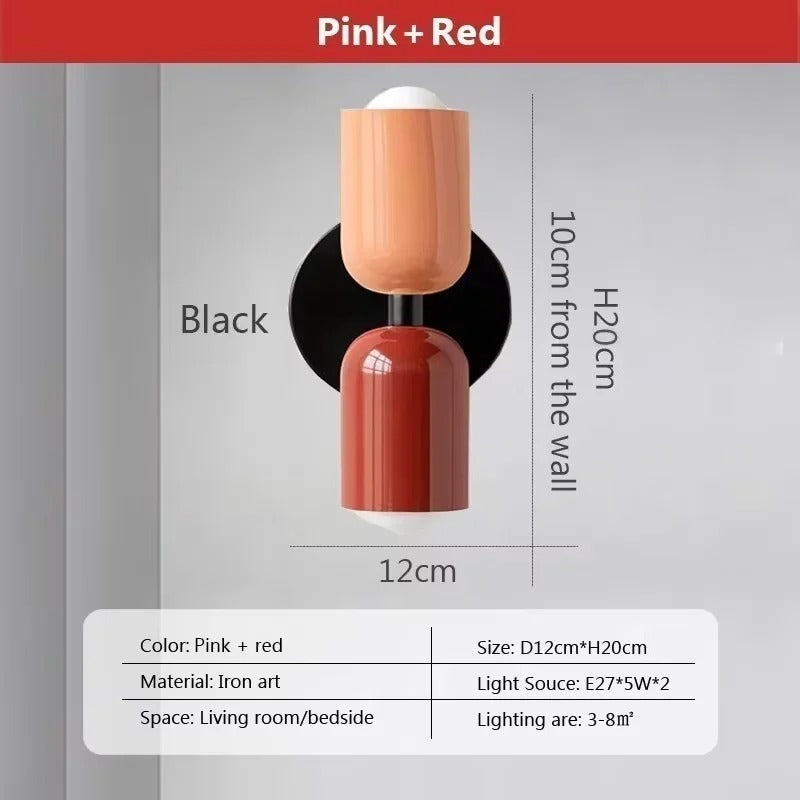 Nordic Double Head Wall Lamp for Indoor Lighting
