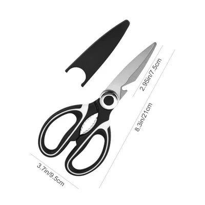 Heavy Duty Shears with a Built-In Bottle Opener | Stainless Steel Blades That Will Not Rust | Kitchen Gadgets for Prep Work