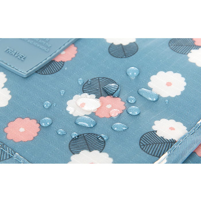Hanging Travel Bags for Makeup and Toiletries | Water Repellent Organizer with Hook | 14 Prints and Colors