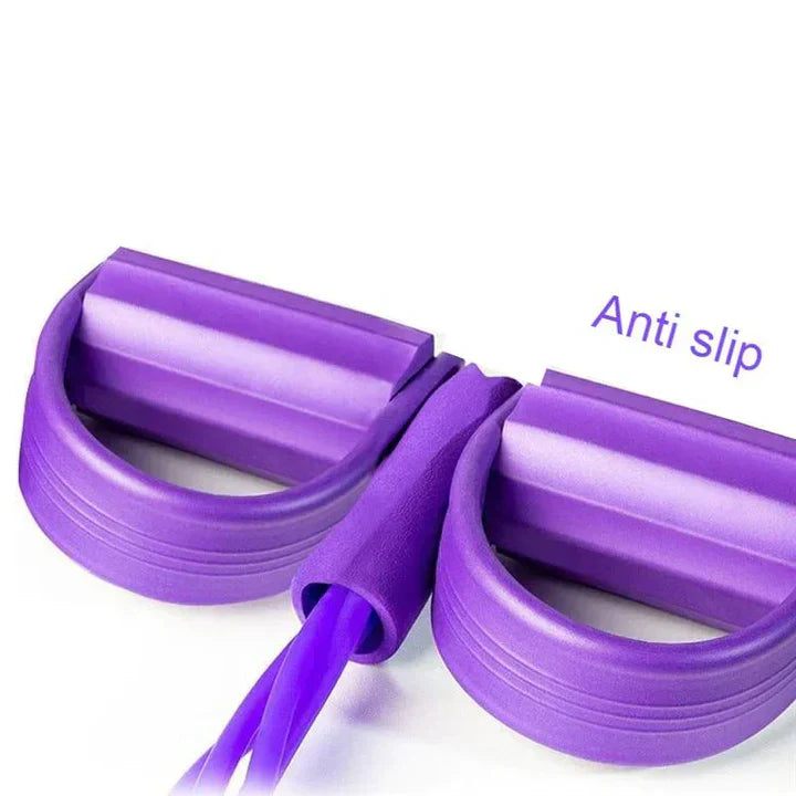 Resistance Band with Foot Pedals
