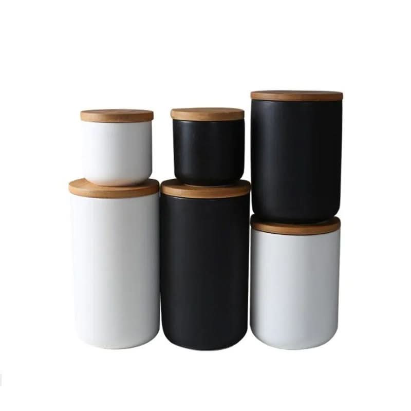 BAMBOOFRESH Ceramic Storage Jars – Airtight & Stylish for Every Kitchen