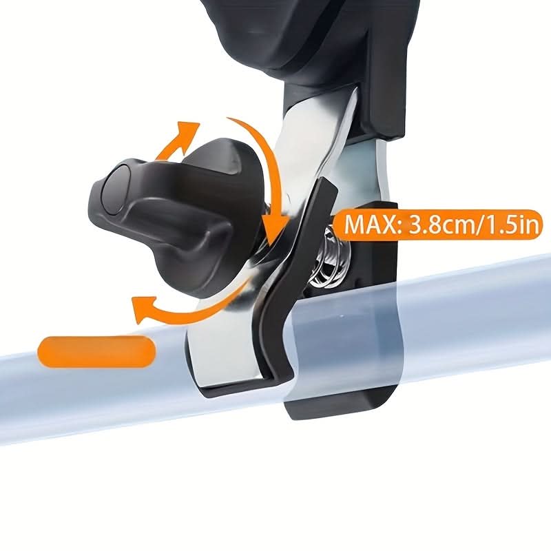 Bendable Arm Sunshade Umbrella for Strollers & Trolleys | UV-Resistant Fabric | Adjustable Clamp Mount for Outdoor Walks