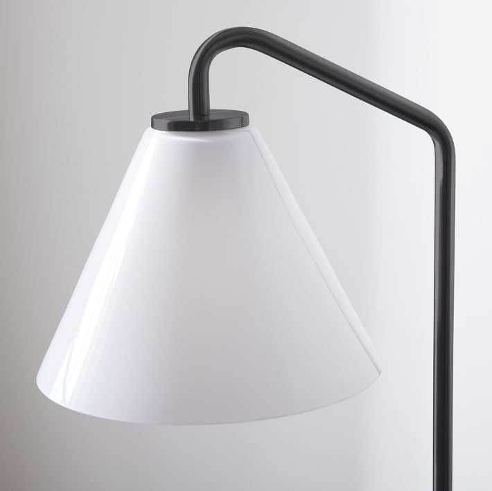 Glass Cone Table Lamp