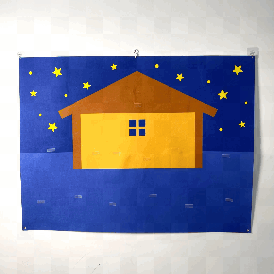 Felt Christmas Nativity Set for Kids | Soft Figures of Mary, Joseph and Baby Jesus | Interactive Holiday Craft Scene