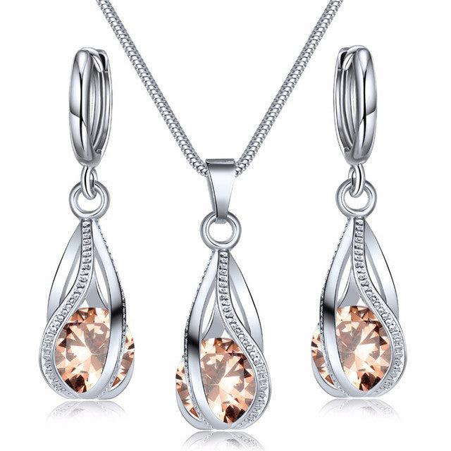 Christmas Earrings in 925 Silver | Festive Holiday Jewelry with Hook Fastening | Blue, White, Pink or Orange Designs