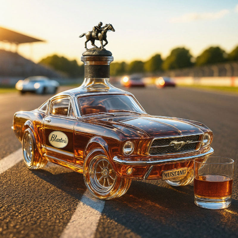 Car Shaped Whiskey Decanter Glass Bottle