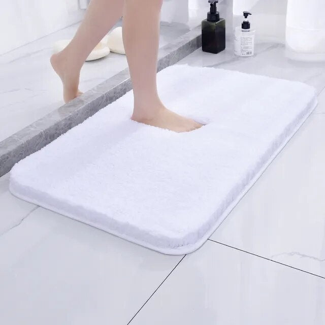Plush Bath Rug for Bathroom Floor