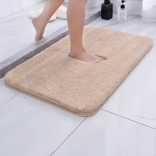 Plush Bath Rug for Bathroom Floor