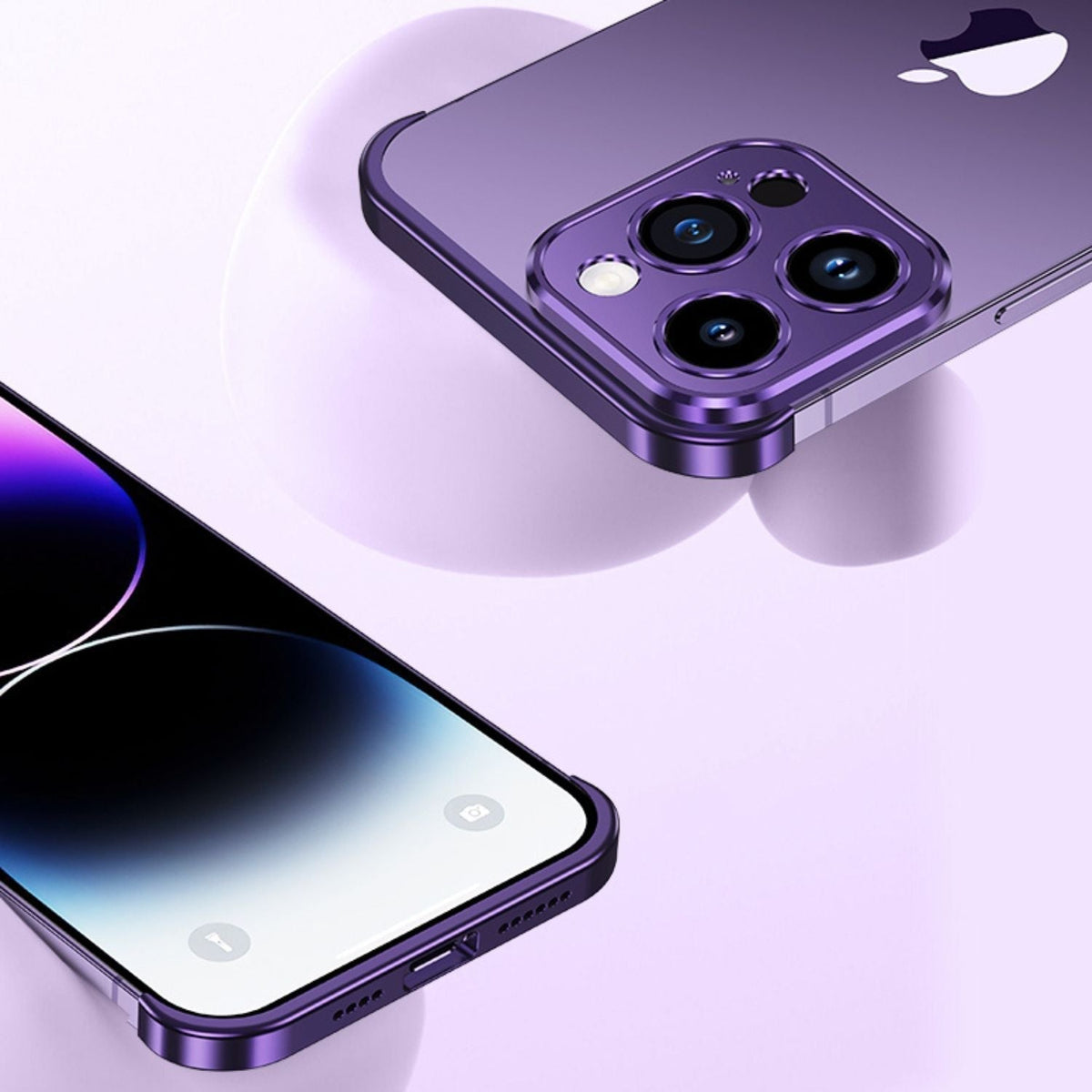 Ultra-Thin Metal Phone Case for iPhone 12 to 15 Pro Max | Slim Scratch and Impact Protection in 6 Colors