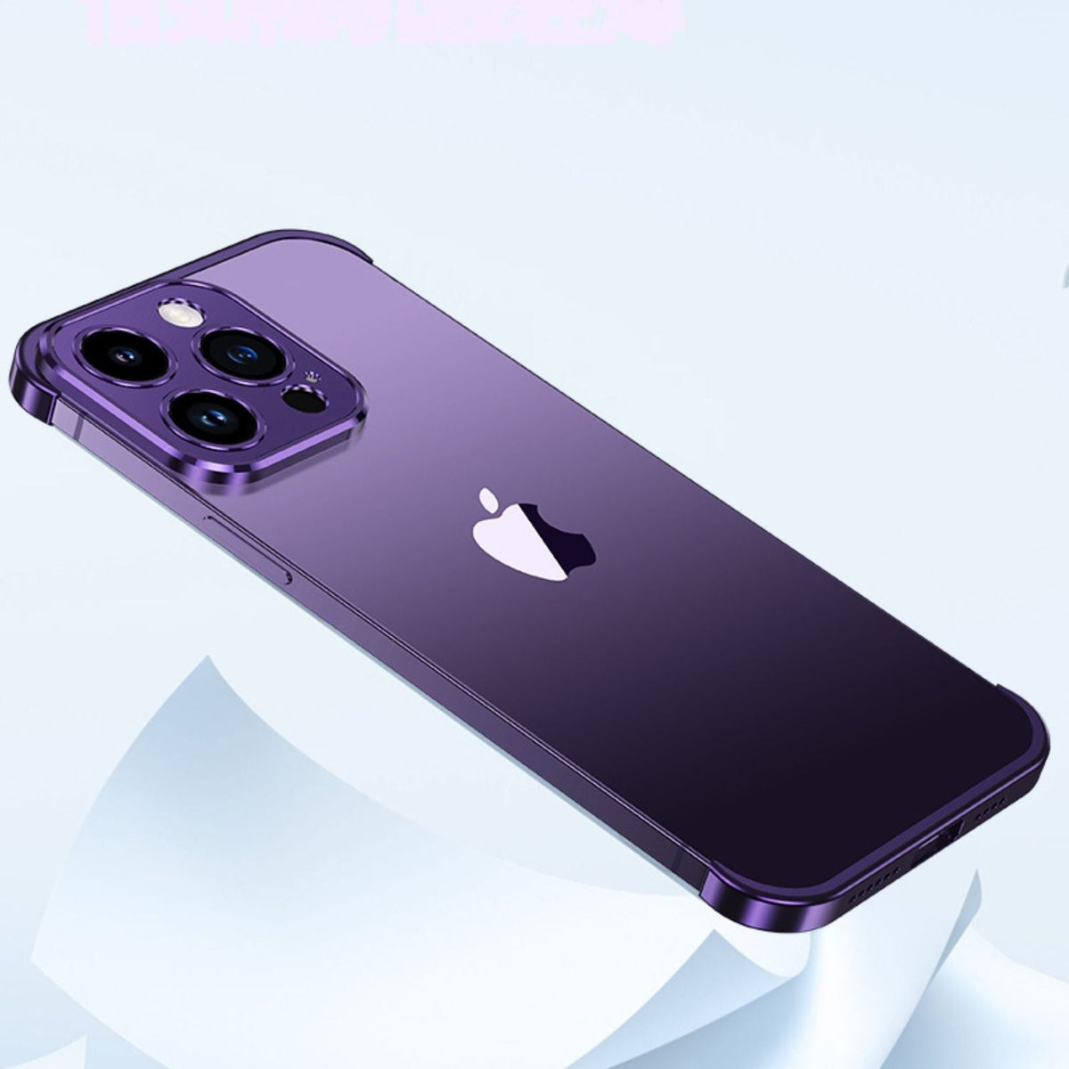 Ultra-Thin Metal Phone Case for iPhone 12 to 15 Pro Max | Slim Scratch and Impact Protection in 6 Colors