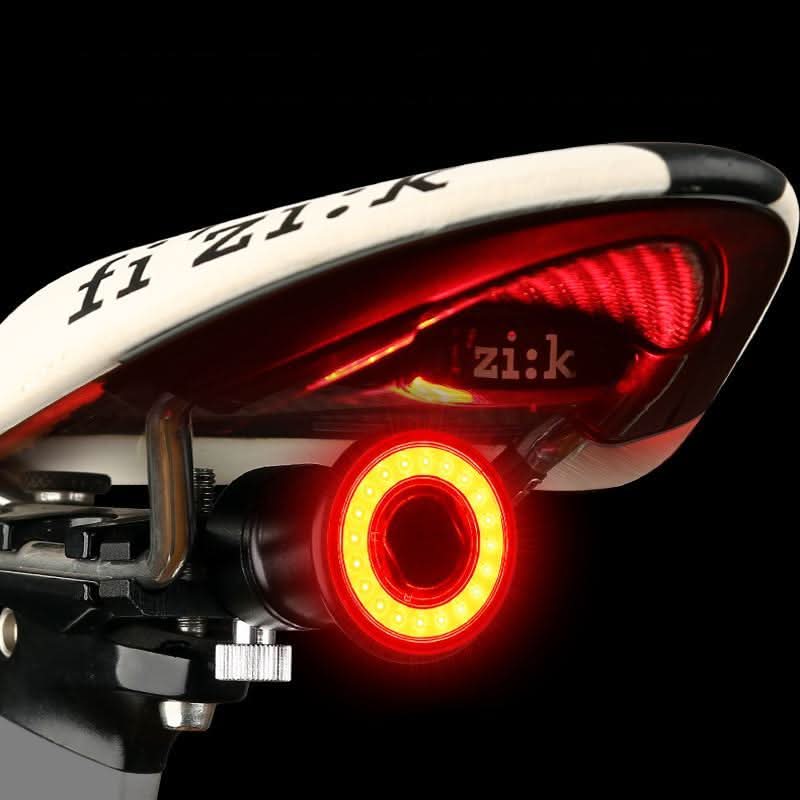 Smart Bike Light with Brake Detection for the Rear | IPX6 Aluminum Body and 500 mAh USB Charge | Six Modes