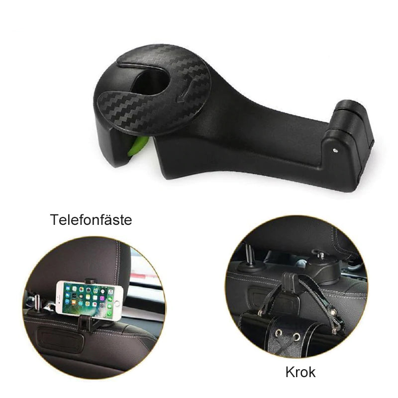 Adjustable Car Headrest Hook