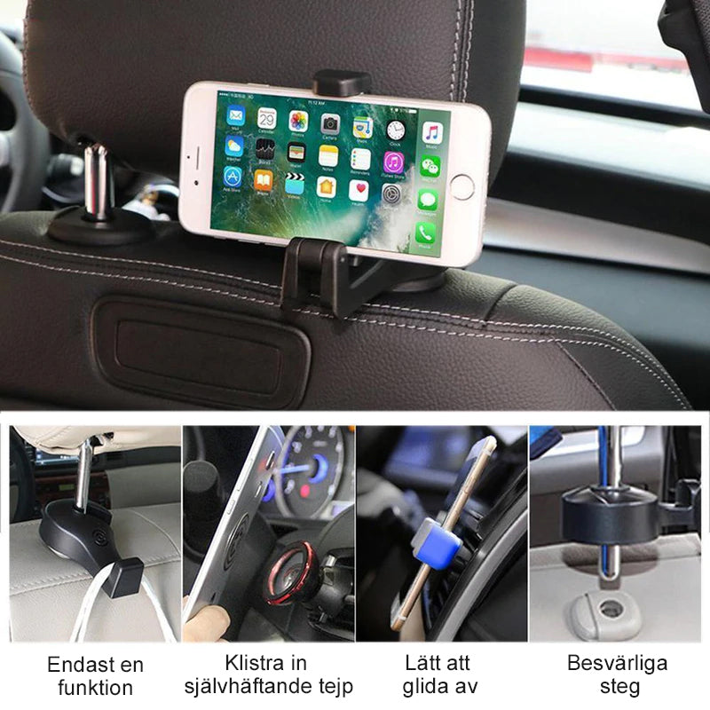 Adjustable Car Headrest Hook