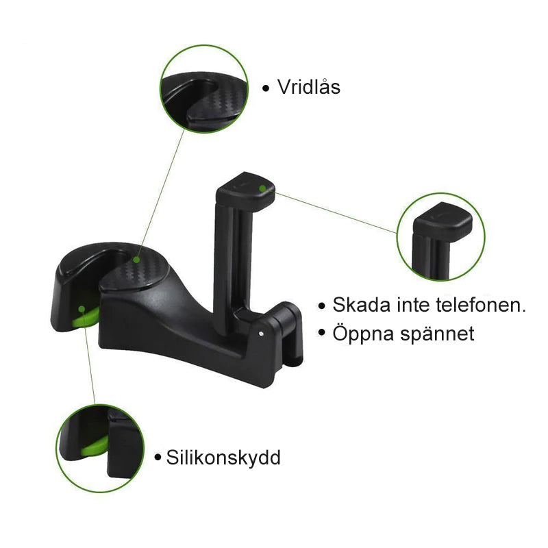 Adjustable Car Headrest Hook