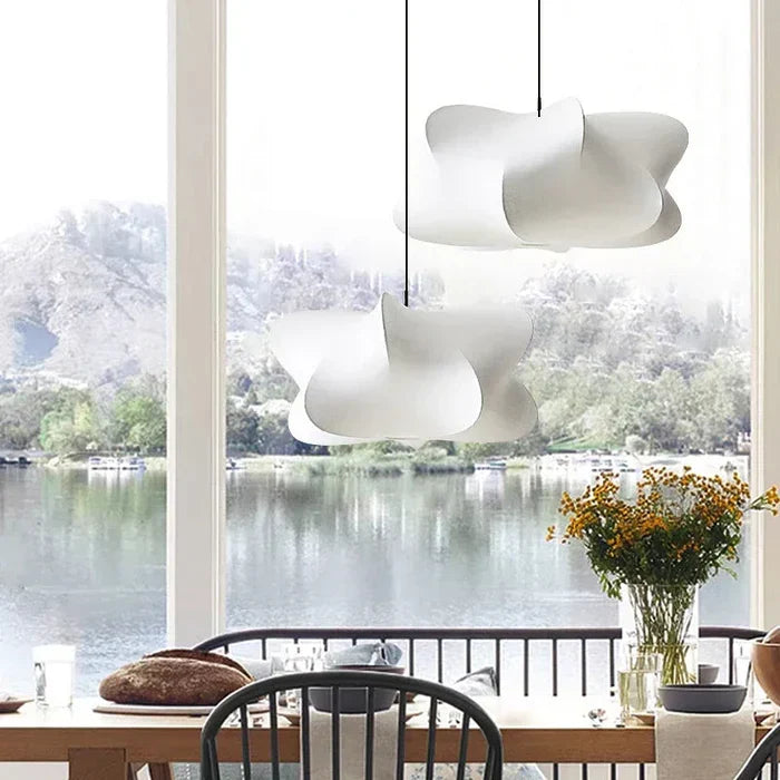 Silk Pendant Lamp Wabi Sabi Design