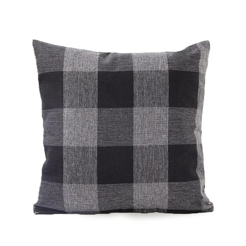 Checked Plaid Cushion Cover 45x45cm Cotton Blend