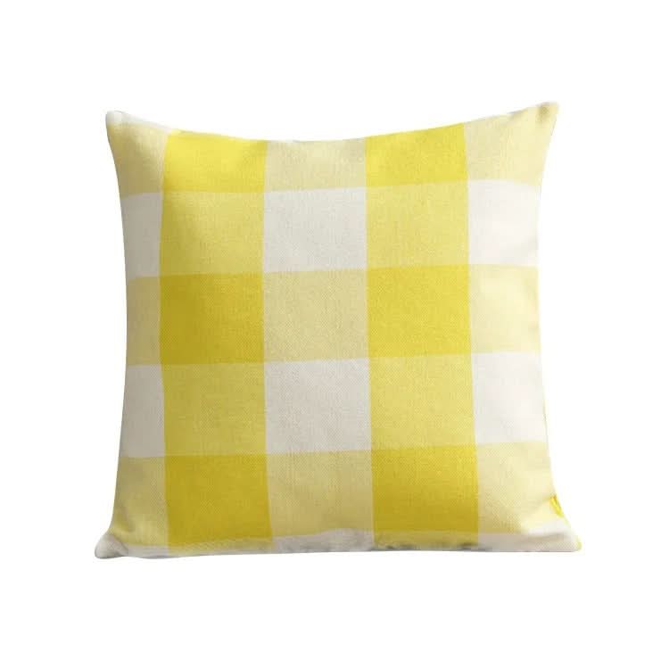 Checked Plaid Pillowcase