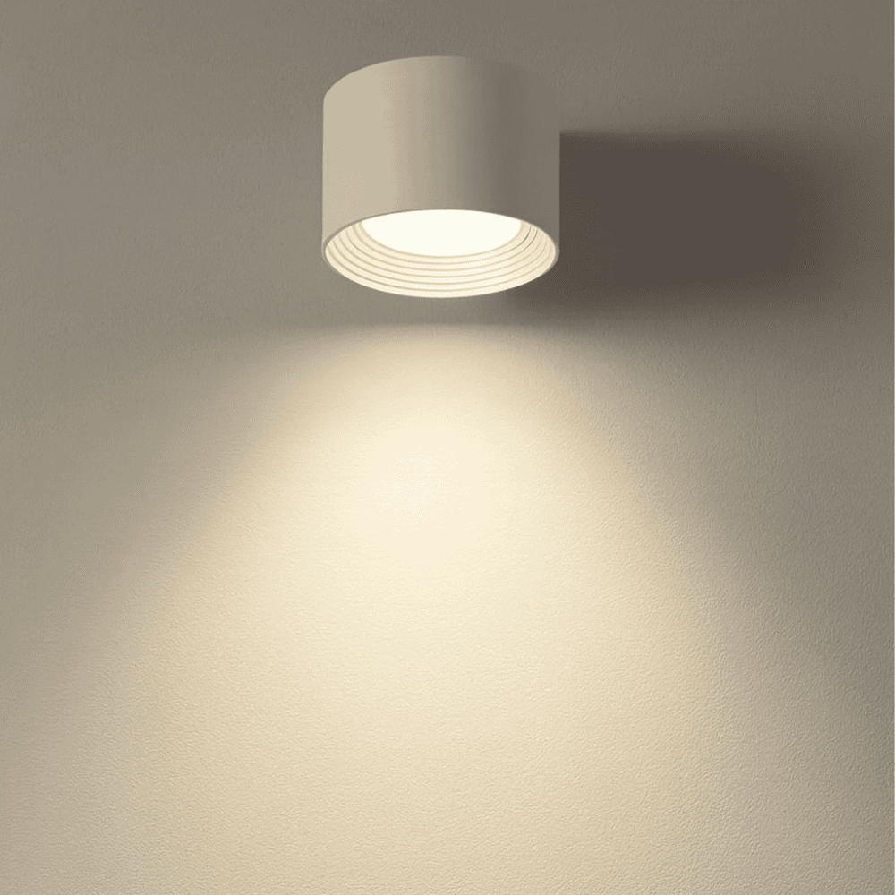 SCANDIGLOW - Wireless Nordic Wall Light with Remote Control - White