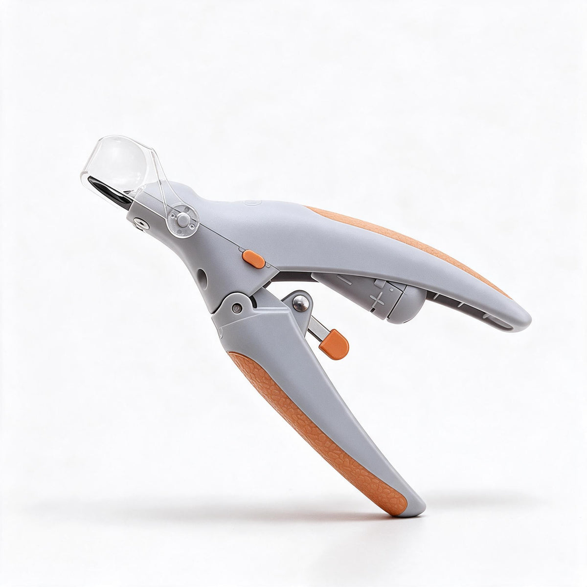 Dog Nail Cutter with an LED Light and Magnifying Lens | Non Slip Grip Pads, Also Suitable for Cats | 16 x 9 cm Plastic Housing