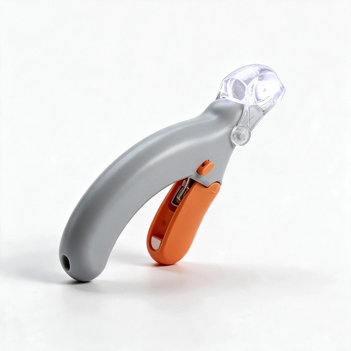 Dog Nail Cutter with an LED Light and Magnifying Lens | Non Slip Grip Pads, Also Suitable for Cats | 16 x 9 cm Plastic Housing