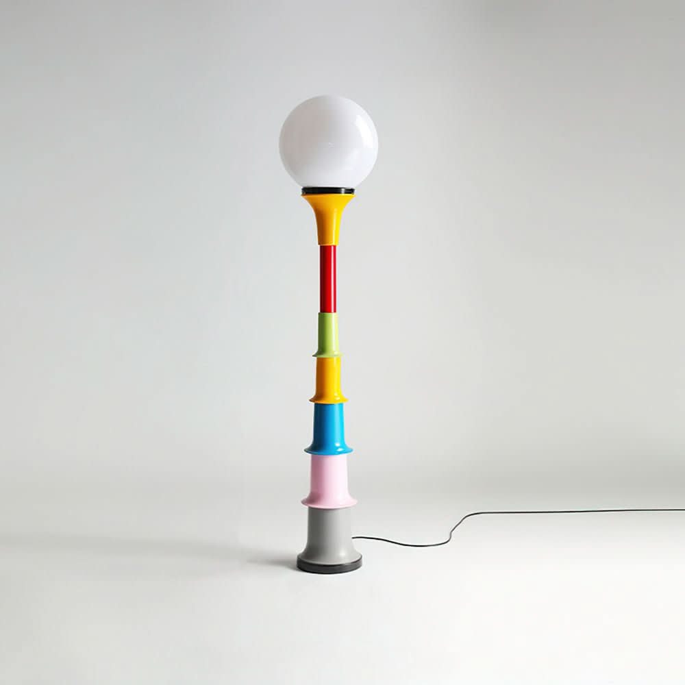 Colorful Glass Floor Lamp