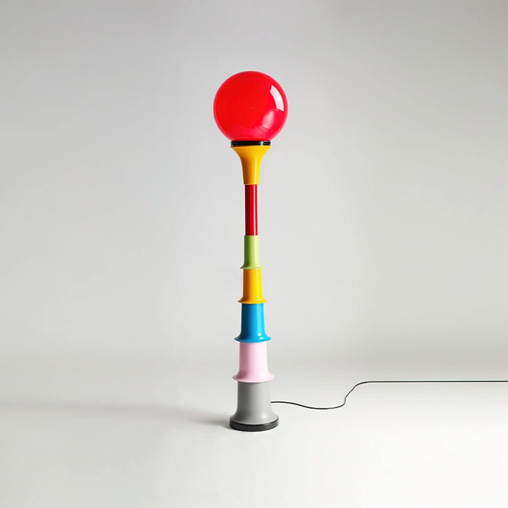 Colorful Glass Floor Lamp