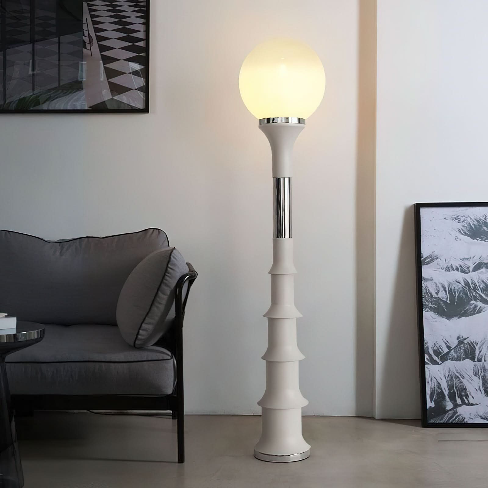 Colorful Glass Floor Lamp