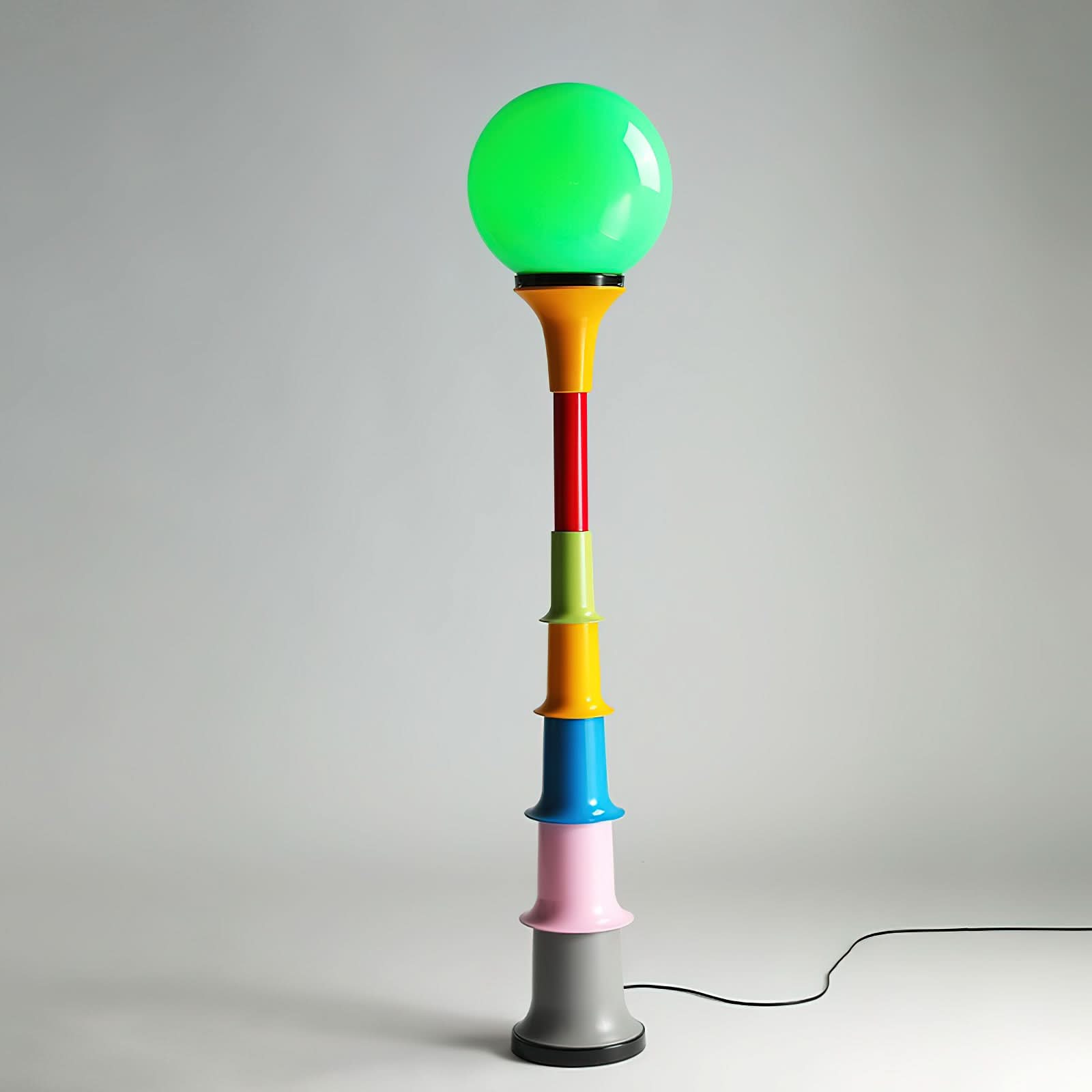 Colorful Glass Floor Lamp