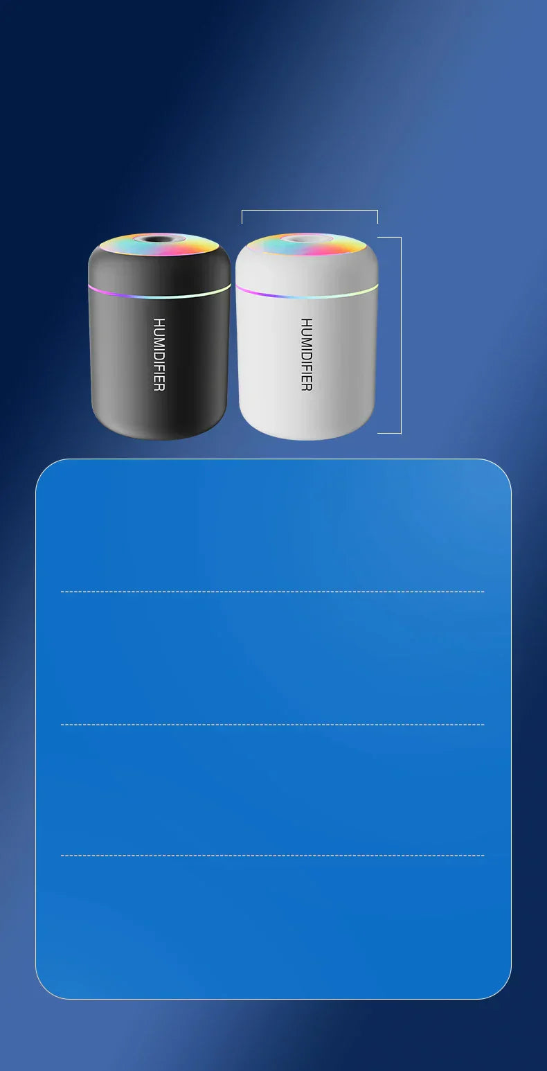 Mini Air Humidifier with Aromatherapy USB