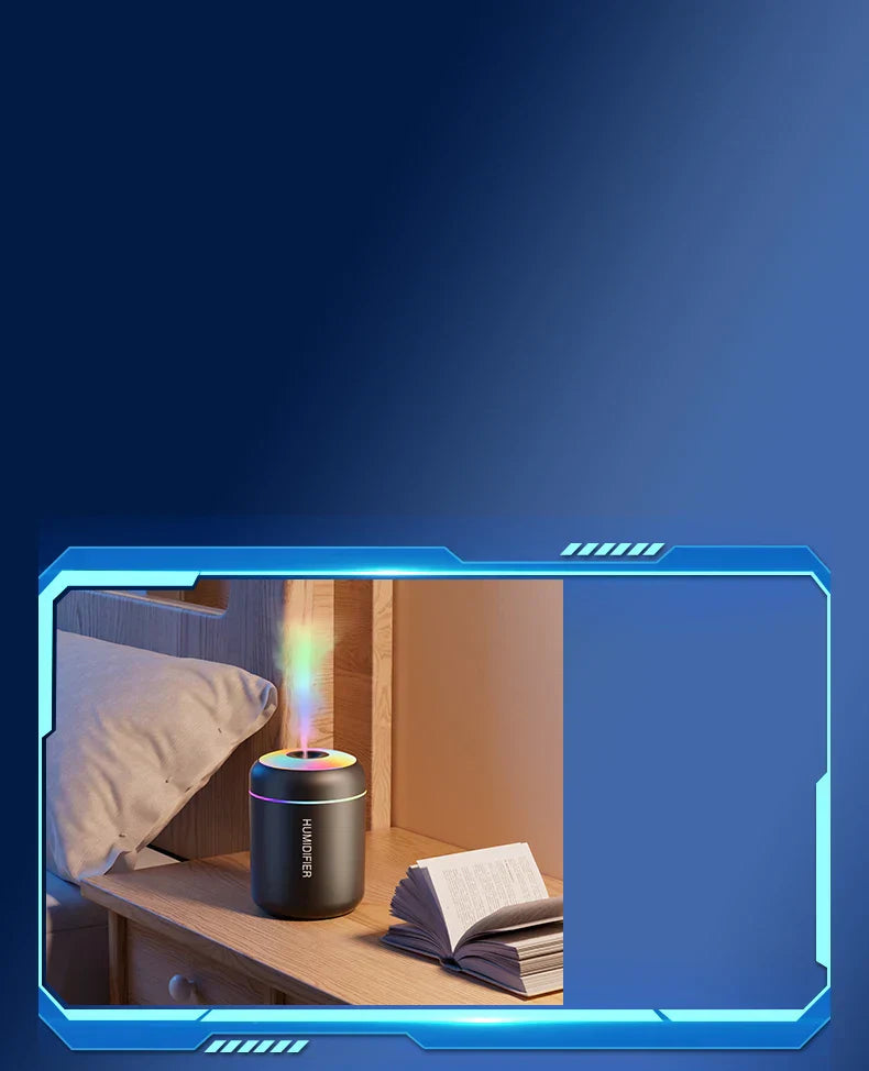 Mini Air Humidifier with Aromatherapy USB